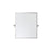 Elegant Decor Everly Rectangle Pivot Mirror 24X20", Silver