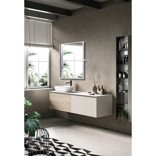 Elegant Decor Everly Rectangle Pivot Mirror 24X20", Silver