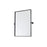 Elegant Decor Everly Rectangle Pivot Mirror 24X32", Black
