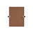Elegant Decor Everly Rectangle Pivot Mirror 24X32", Black