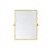 Elegant Decor Everly Rectangle Pivot Mirror 24X32", Gold