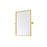 Elegant Decor Everly Rectangle Pivot Mirror 24X32", Gold