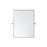 Elegant Decor Everly Rectangle Pivot Mirror 24X32", Silver