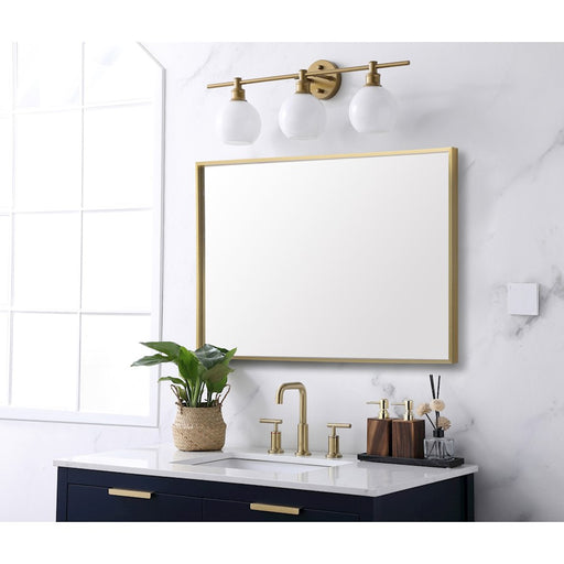 Elegant Lighting Grace 24"x36" Mirror, Gold