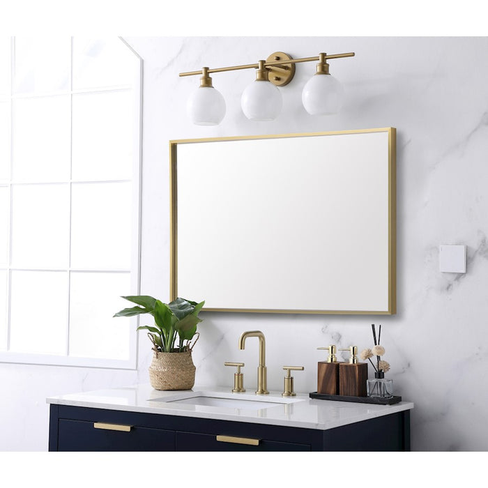 Elegant Lighting Grace 24"x36" Mirror, Gold