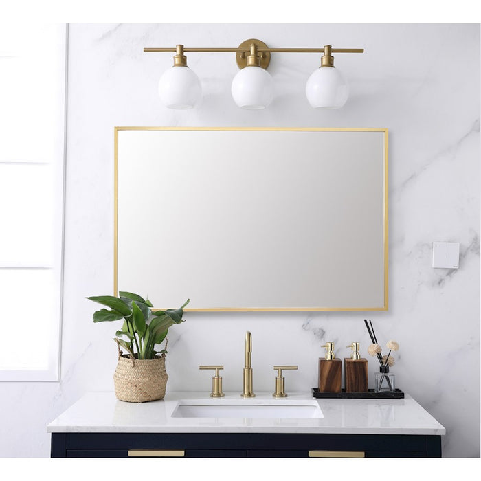 Elegant Lighting Grace 24"x36" Mirror, Gold
