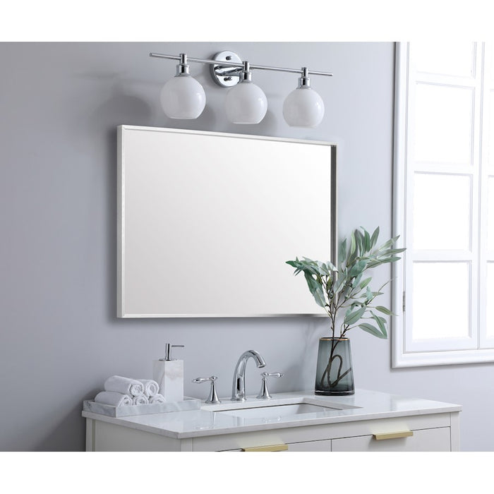Elegant Lighting Grace 24"x36" Mirror, Silver