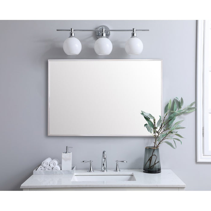 Elegant Lighting Grace 24"x36" Mirror, Silver