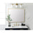 Elegant Lighting Grace 30"x36" Mirror, Gold