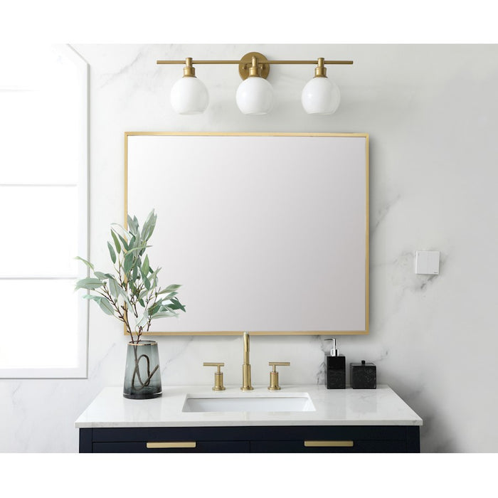 Elegant Lighting Grace 30"x36" Mirror, Gold