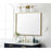 Elegant Lighting Grace 30"x 42" Mirror, Gold