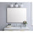 Elegant Lighting Grace 30"x 42" Mirror, Silver