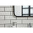 Elegant Decor Evermore Soft Corner Rectangular Mirror 18X30", Black