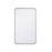 Elegant Decor Evermore Soft Corner Rectangular Mirror 18X30", Silver