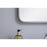 Elegant Decor Evermore Soft Corner Rectangular Mirror 18X30", Silver