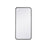 Elegant Decor Evermore Soft Corner Rectangular Mirror 18X36", Black