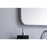Elegant Decor Evermore Soft Corner Rectangular Mirror 18X36", Silver