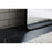 Elegant Decor Evermore Soft Corner Rectangular Mirror 18X60", Black