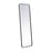 Elegant Decor Evermore Soft Corner Rectangular Mirror 18X60", Black