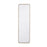 Elegant Decor Evermore Soft Corner Rectangular Mirror 18X60", Brass