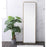 Elegant Decor Evermore Soft Corner Rectangular Mirror 18X60", Brass