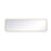 Elegant Decor Evermore Soft Corner Rectangular Mirror 18X60", Brass