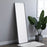 Elegant Decor Evermore Soft Corner Rectangular Mirror 18X60", Silver