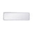 Elegant Decor Evermore Soft Corner Rectangular Mirror 18X60", Silver