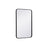 Elegant Decor Evermore Soft Corner Rectangular Mirror 20X30", Black
