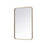 Elegant Decor Evermore Soft Corner Rectangular Mirror 20X30", Brass