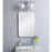 Elegant Decor Evermore Soft Corner Rectangular Mirror 20X30", Silver