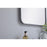 Elegant Decor Evermore Soft Corner Rectangular Mirror 20X30", Silver
