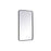 Elegant Decor Evermore Soft Corner Rectangular Mirror 20X36", Black