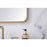 Elegant Decor Evermore Soft Corner Rectangular Mirror 20X36", Brass