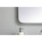 Elegant Decor Evermore Soft Corner Rectangular Mirror 20X36", Silver