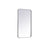 Elegant Decor Evermore Soft Corner Rectangular Mirror 20X36", Silver