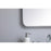 Elegant Decor Evermore Soft Corner Rectangular Mirror 22X30", Silver