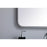 Elegant Decor Evermore Soft Corner Rectangular Mirror 22X36", Silver