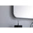 Elegant Decor Evermore Soft Corner Rectangular Mirror 22X36", Silver