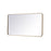 Elegant Decor Evermore Soft Corner Rectangular Mirror 22X40", Brass