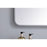 Elegant Decor Evermore Soft Corner Rectangular Mirror 22X40", Silver