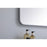Elegant Decor Evermore Soft Corner Rectangular Mirror 22X40", Silver
