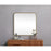 Elegant Decor Evermore Soft Corner Square Mirror 24X24", Brass