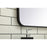 Elegant Decor Evermore Soft Corner Rectangular Mirror 24X32", Black