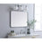 Elegant Decor Evermore Soft Corner Rectangular Mirror 24X32", Silver