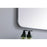 Elegant Decor Evermore Soft Corner Rectangular Mirror 24X32", Silver