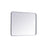 Elegant Decor Evermore Soft Corner Rectangular Mirror 24X32", Silver