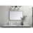Elegant Decor Evermore Soft Corner Rectangular Mirror 24X36", Black