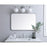 Elegant Decor Evermore Soft Corner Rectangular Mirror 24X36", Silver