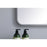 Elegant Decor Evermore Soft Corner Rectangular Mirror 24X40", Silver